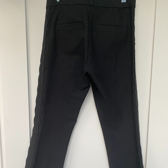 Derek Lam 10 Crosby - Lace Embellished Crosby Crop Flare Size 4 (Never Worn) - Picture 2 of 5